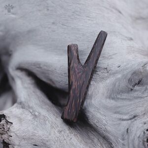 Kuripe Handcrafted Palm Wood Pipe Self Applicator Souvenir Gift